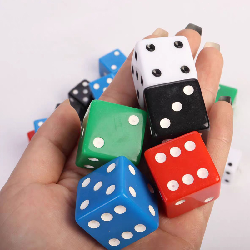 Party Games Animals - Cubes de dés carrés D6 25MM