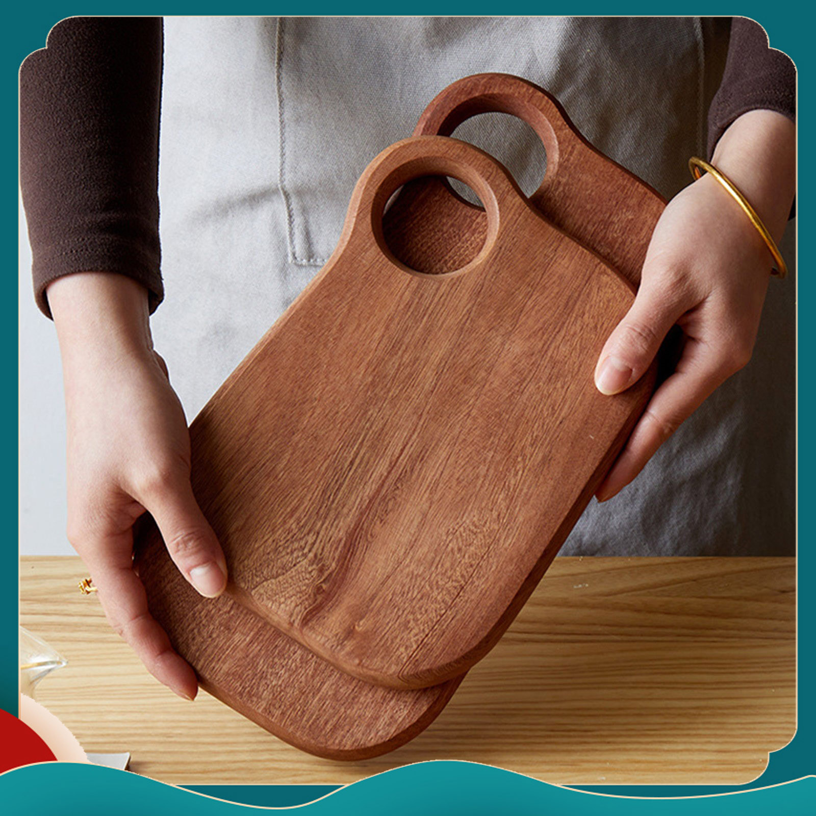 Cornhole Board Set - Planche à découper en bois sculpté
