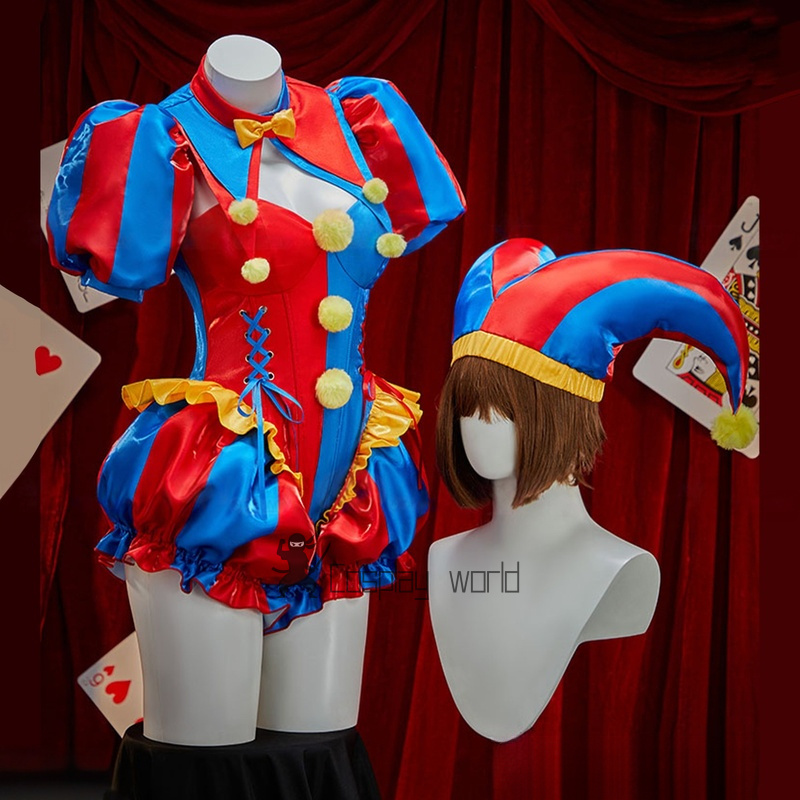Party Games Name - Nouveau Pomni Cosplay Costume pour Halloween