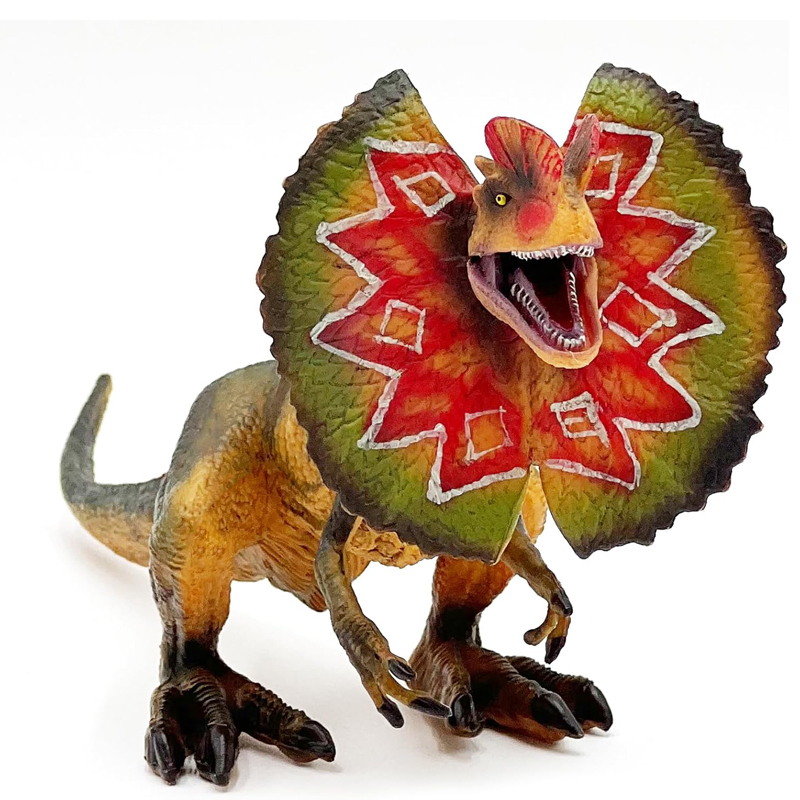 Party Games Animals - Jouet Dilophosaurus, jouet dinosaure avec bouche