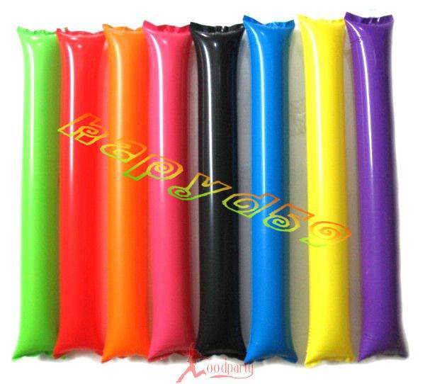 Party Games Gender Reveal - Bâtons gonflables de plage de 60cm,