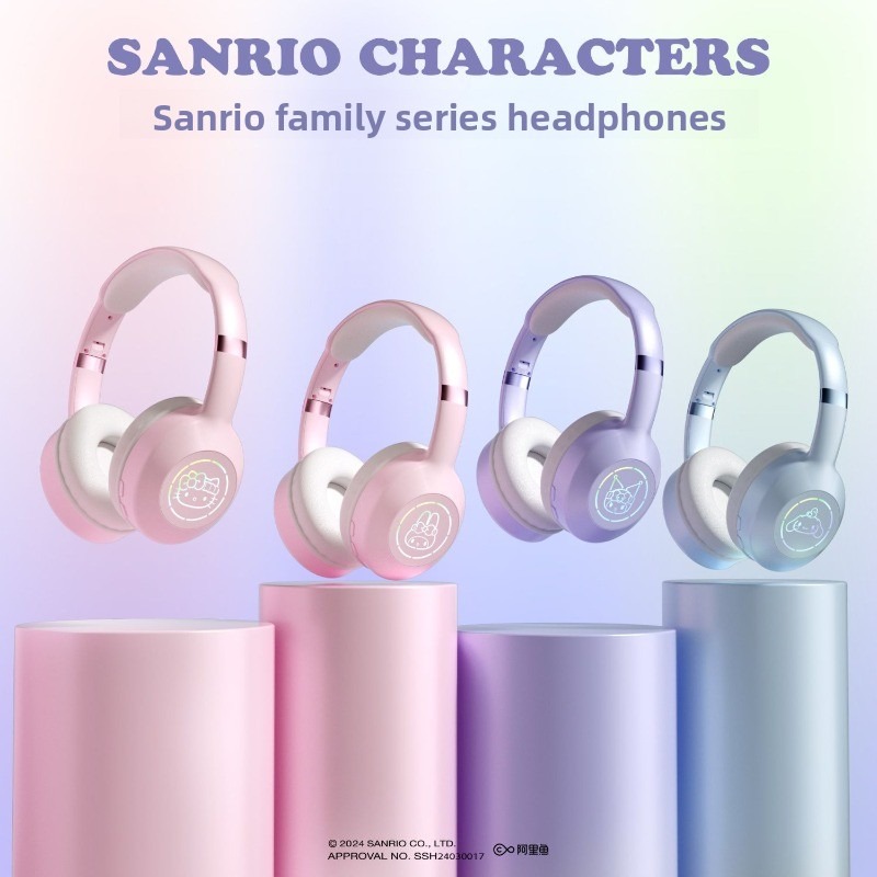 Party Games Mobile - Casque Bluetooth sans fil Sanrio pour