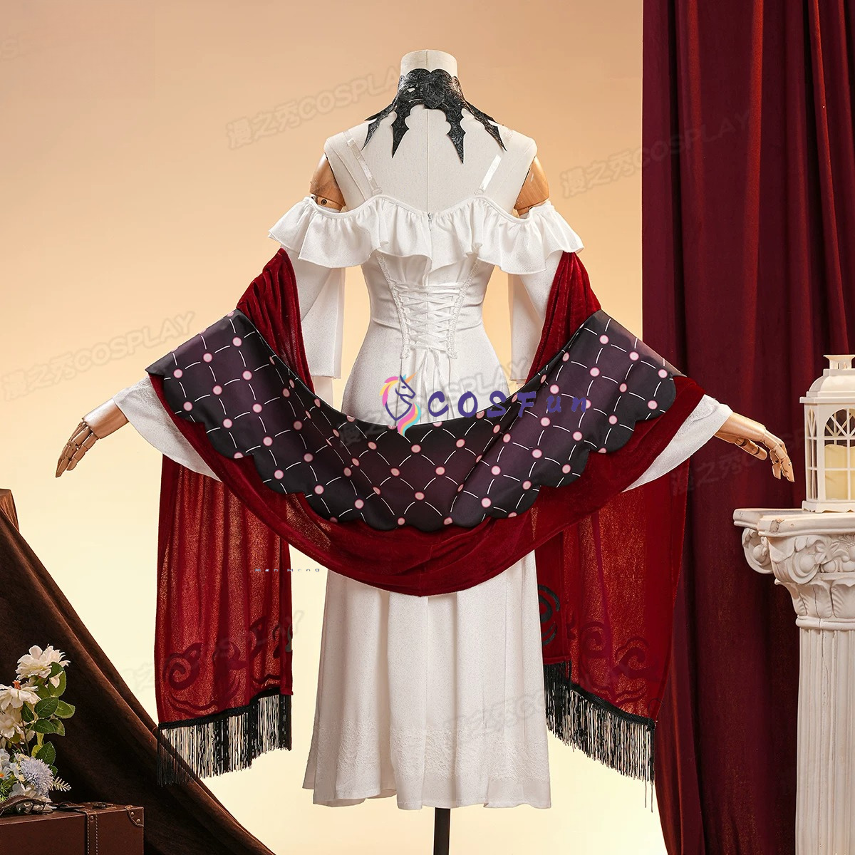 Party Games Christmas - Costume de Cosplay Genshin Impact Rosalyne,