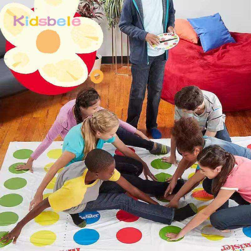 Party Games Adults Indoor - Twister Game-Polymère de jeu d'intérieur et