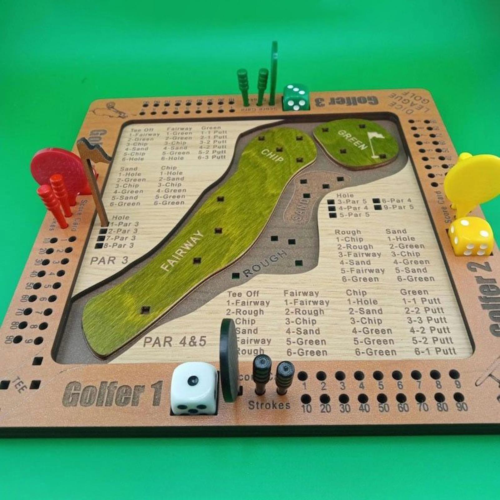 Jeu de dés de Golf en bois, jo - Party Games Adults Indoor avis et prix