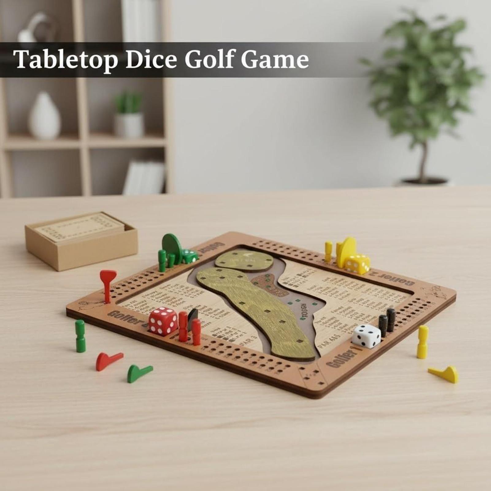 Jeu de dés de Golf en bois, jo - Party Games Adults Indoor avis et prix