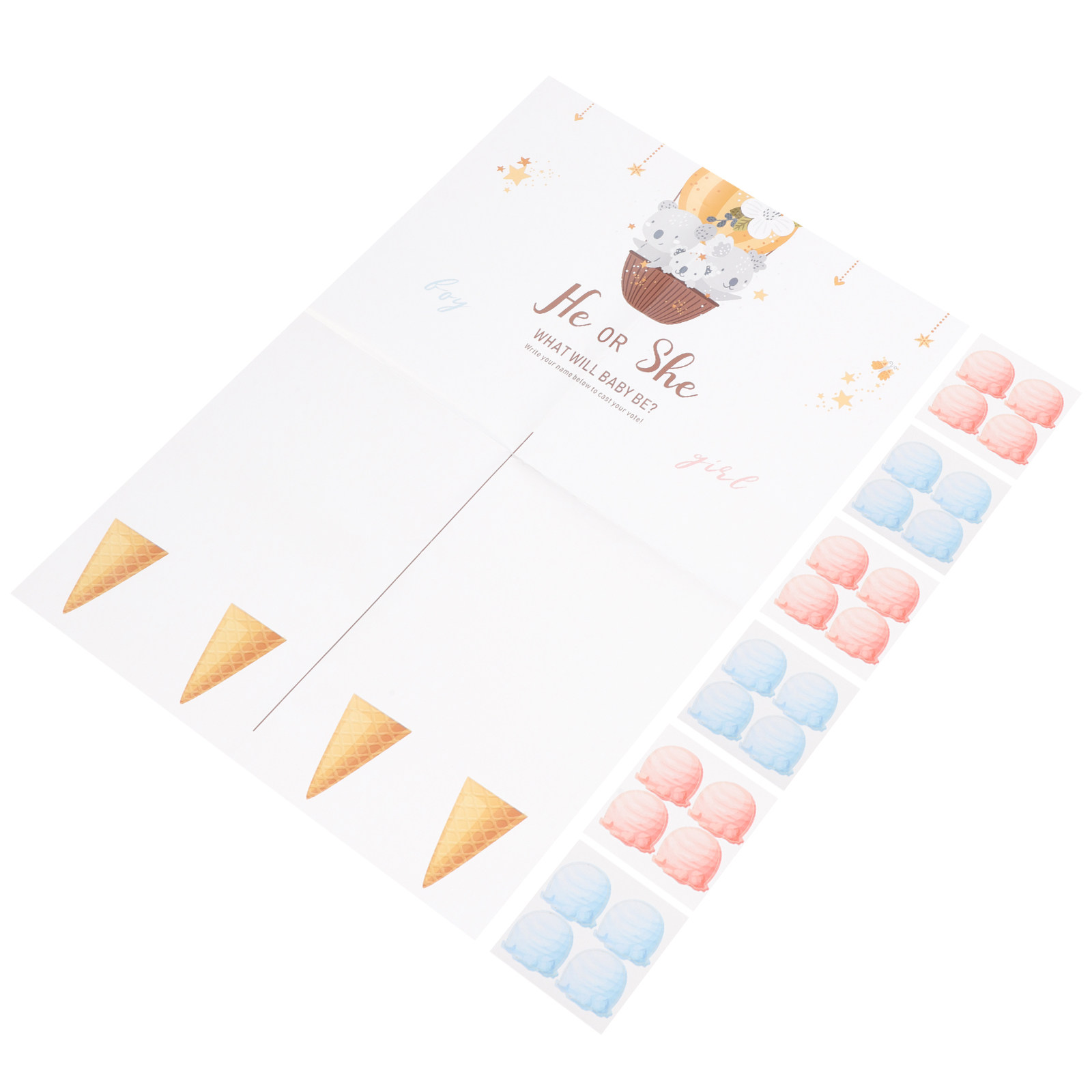 1 Ensemble de Jeu de Cartes Ré - Party Games Gender Reveal avis et prix