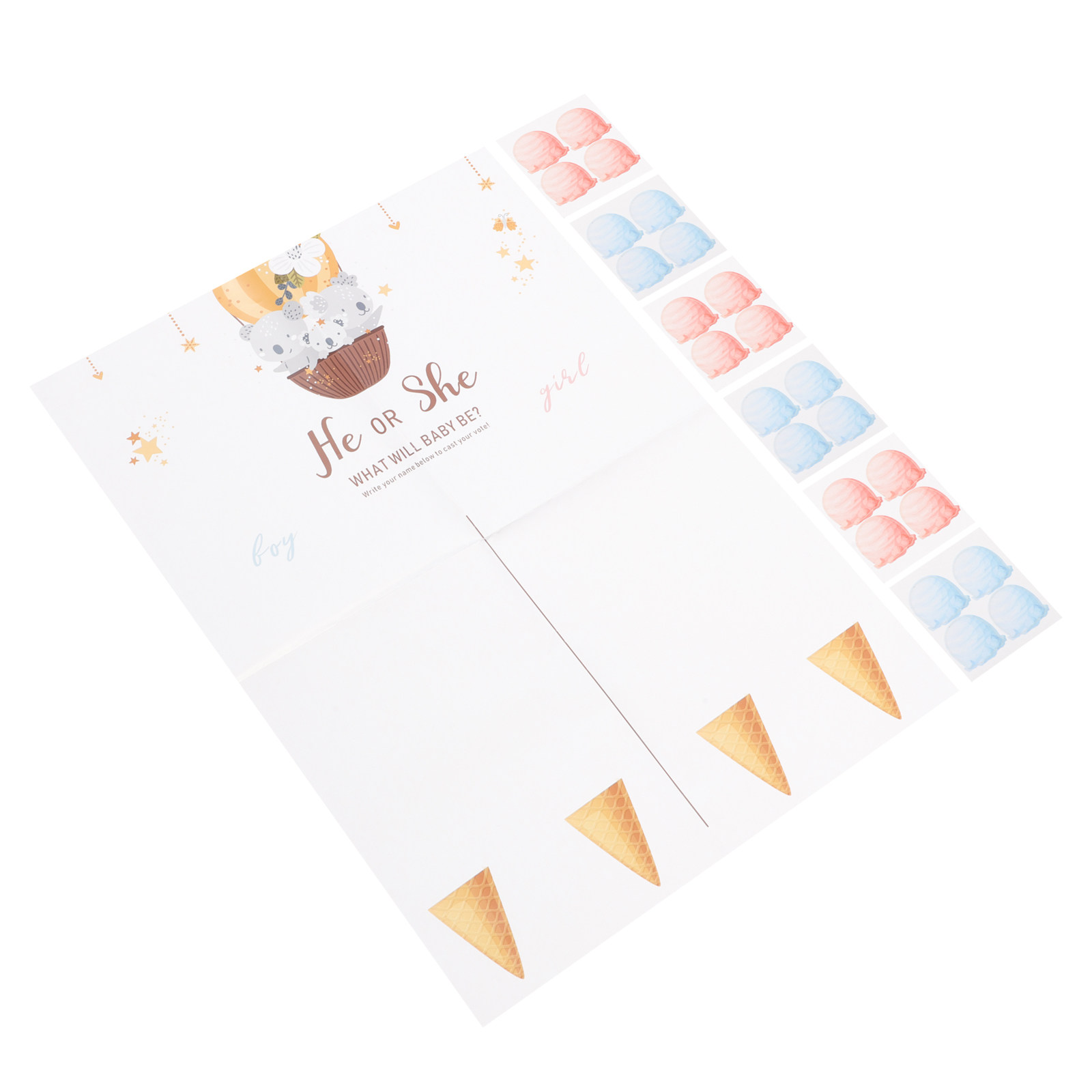 1 Ensemble de Jeu de Cartes Ré - Party Games Gender Reveal avis et prix