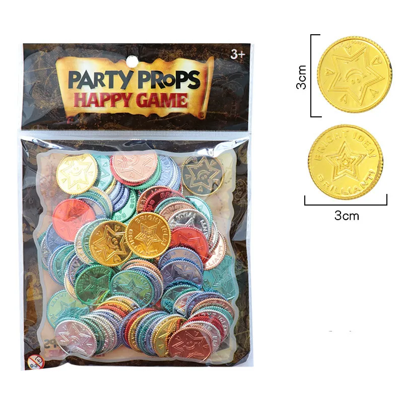 100 pièces de pièces d'or en p - Party Games Engagement avis et prix