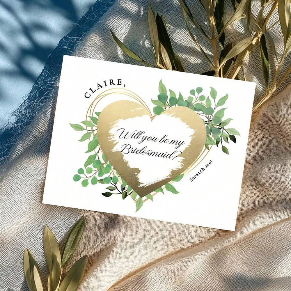 1 carte à gratter d'invitation - Party Games Name avis et prix