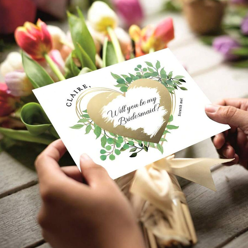 1 carte à gratter d'invitation - Party Games Name avis et prix