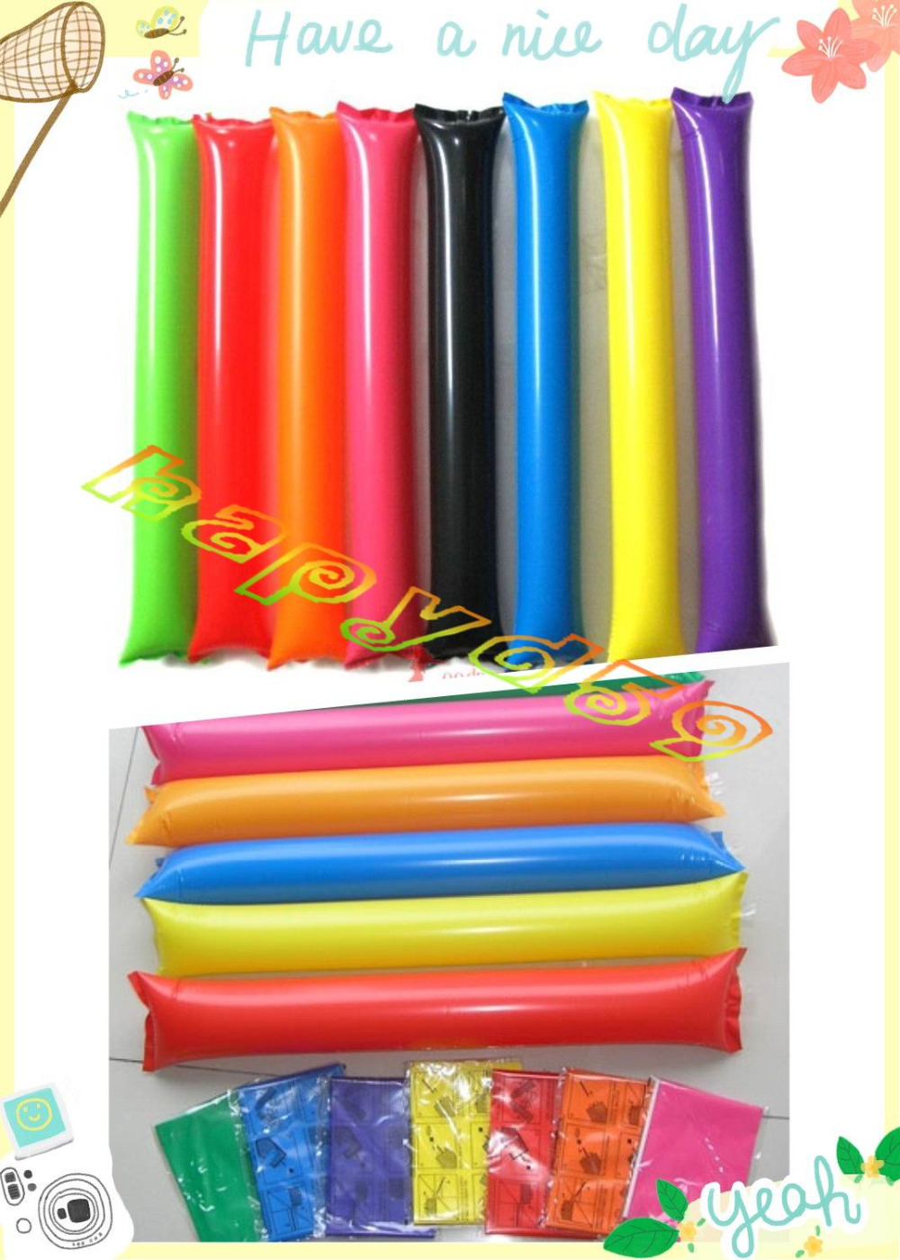 Bâtons gonflables de plage de  - Party Games Gender Reveal avis et prix
