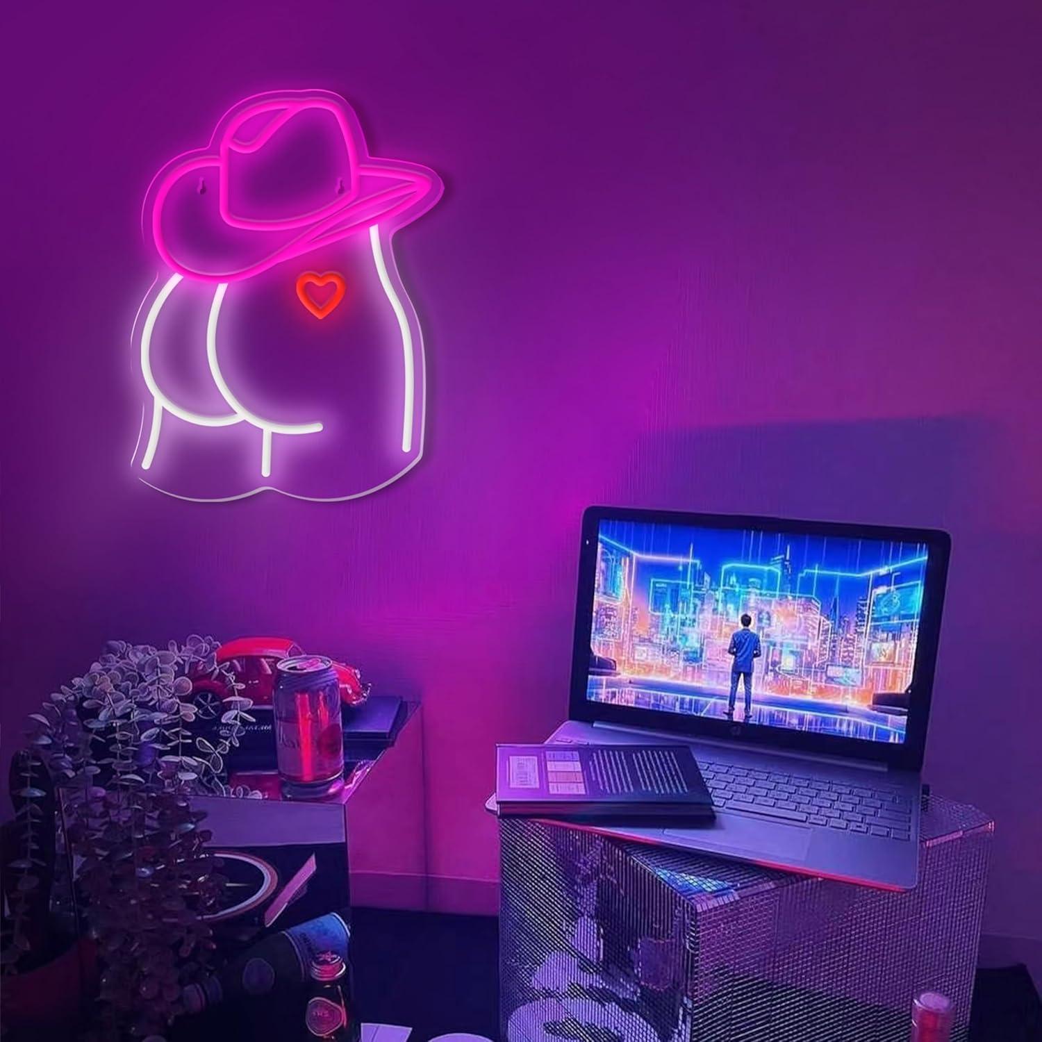 Enseigne néon LED dimmable Cow - Party Games Christmas avis et prix