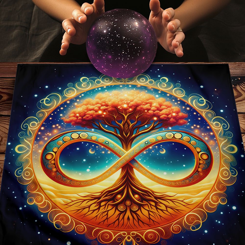 Nappe de divination tarot styl - Party Games Mystery avis et prix