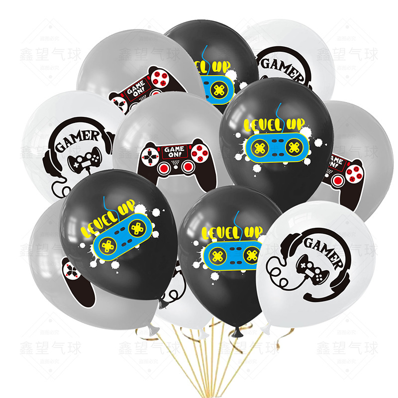 Ballons en Latex Noir et Blanc - Party Games Easter For Kids avis et prix
