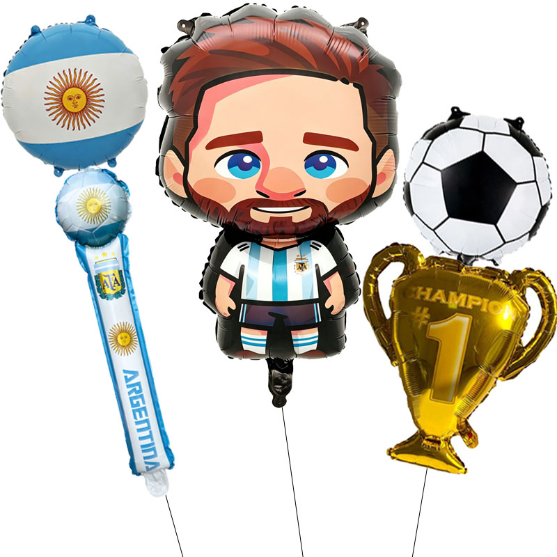 Ballons à thème football Messi - Party Games Easter For Kids avis et prix