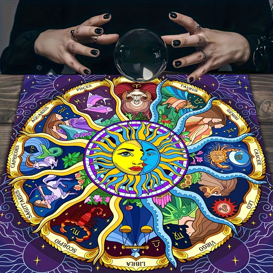 1 nappe de tarot, nappe d'astr - Party Games Mystery avis et prix