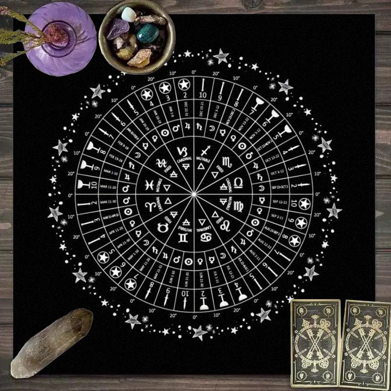 1 nappe de tarot, nappe d'astr - Party Games Mystery avis et prix
