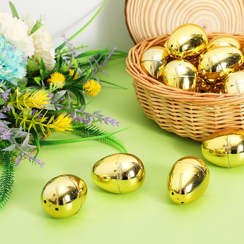 Œufs de pâques dorés en plasti - Party Games Easter For Kids avis et prix