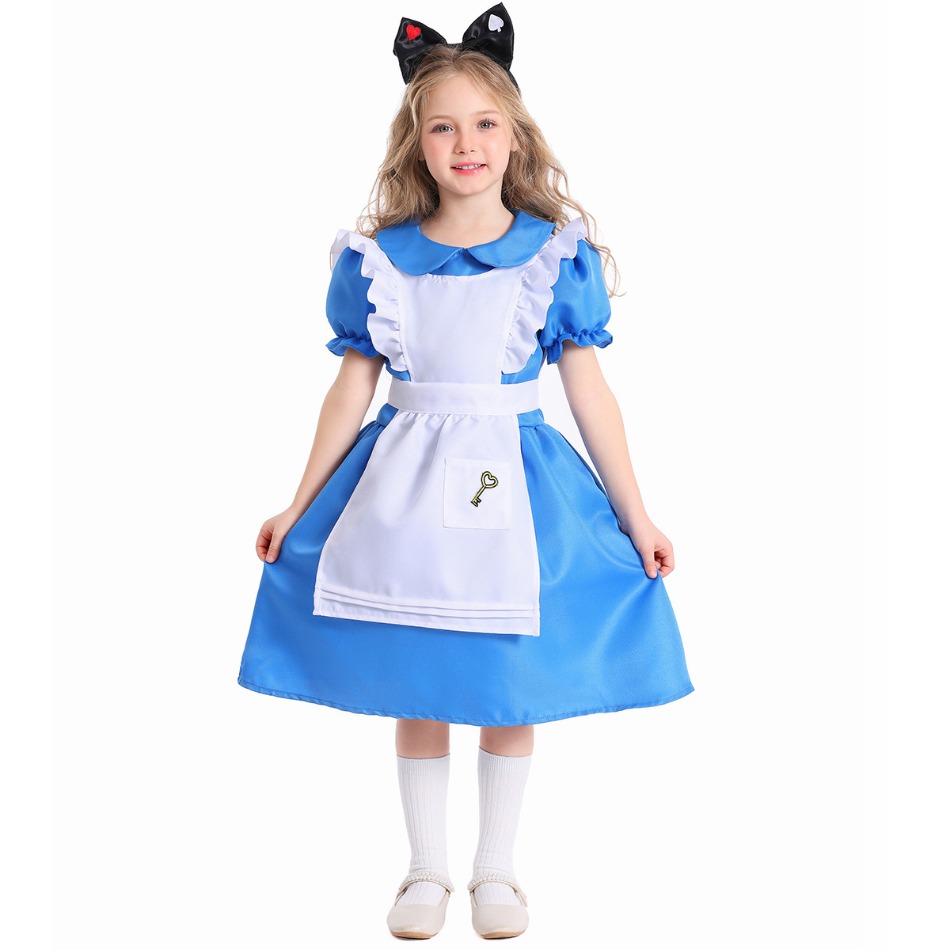 Robe bleue Alice au pays des m - Party Games Alice In Wonderland avis et prix